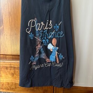 Paris France Graphic Tank Top - Black
